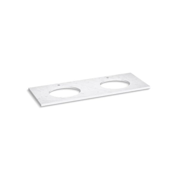 Kohler Quartz 61 Top W/ 2 Oval Um Cutout Ns 28259-EST - main